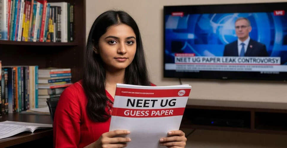 NEET-UG 2026 Exam Scandal: Investigation Uncovers Major Educational Fraud