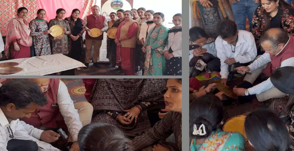 Dr. Janak Raj Celebrates Chamba Thaal Craftsmanship with Local Artisans