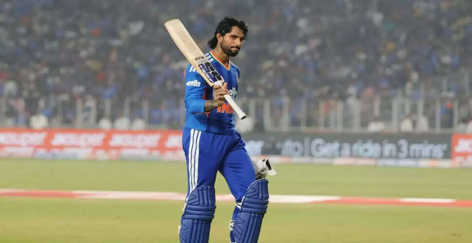 Tilak Varma Faces Injury Setback Ahead of T20I Series Against New Zealand