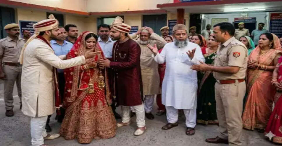Chaos Erupts as Two Grooms Arrive for One Bride in Amroha