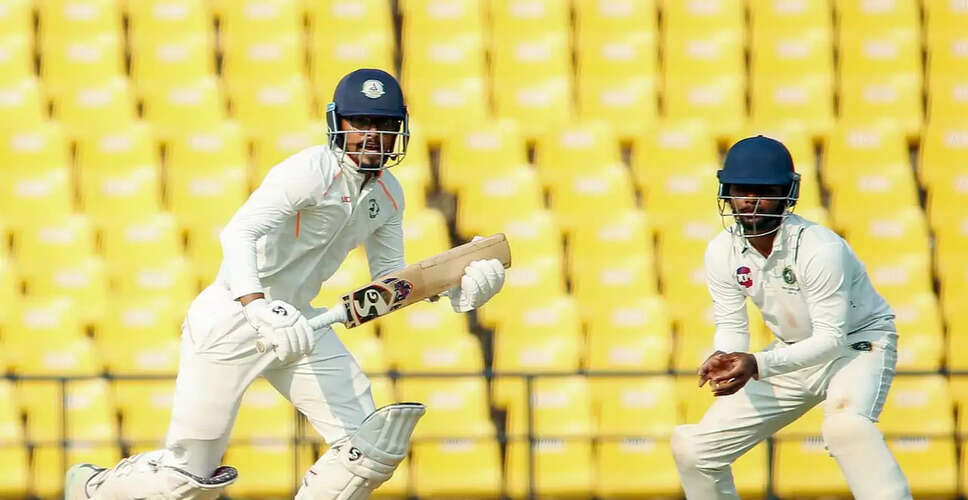 Yash Rathod Shines with Century in Ranji Trophy, Sets New Records