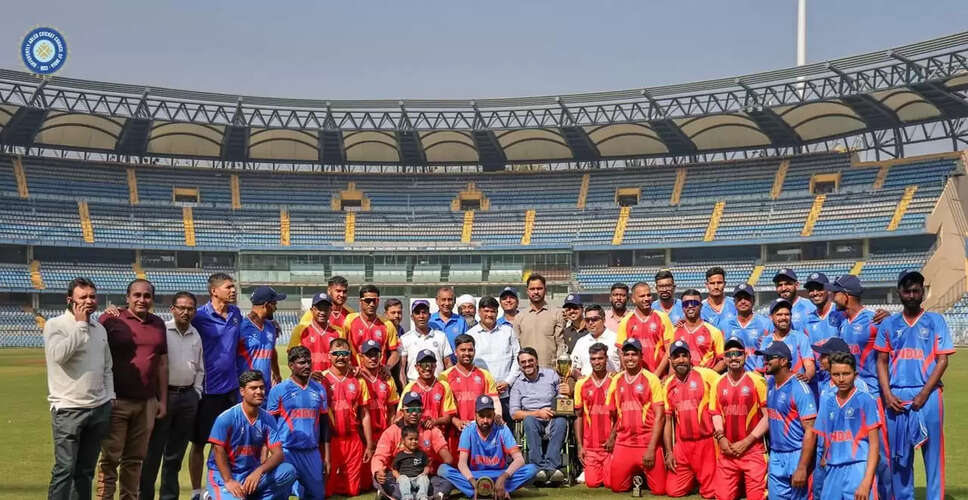 India A Triumphs in Physical Disability T20 Series at Wankhede Stadium