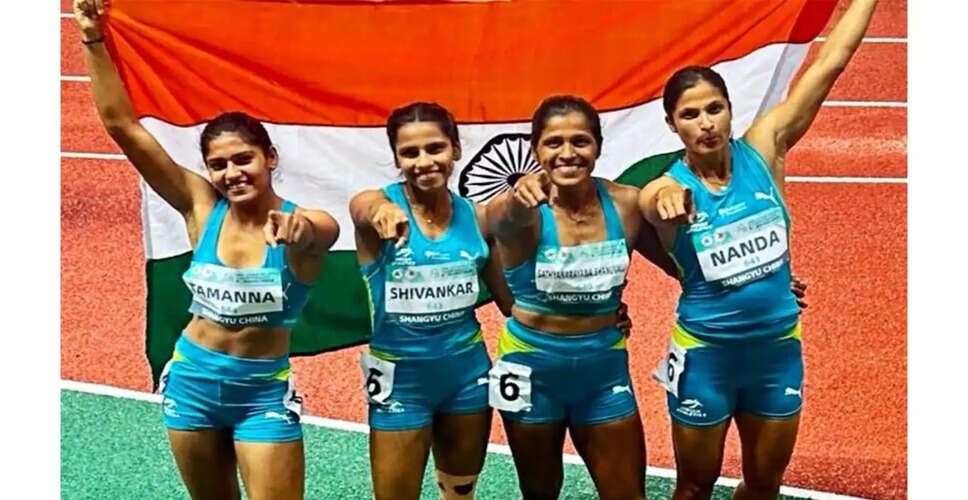 Indian Women's Relay Team Shines at Asian Relay Championships 2026