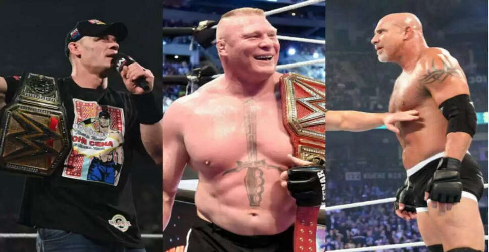 Three WWE Legends Approaching Retirement: Cena, Goldberg, and More