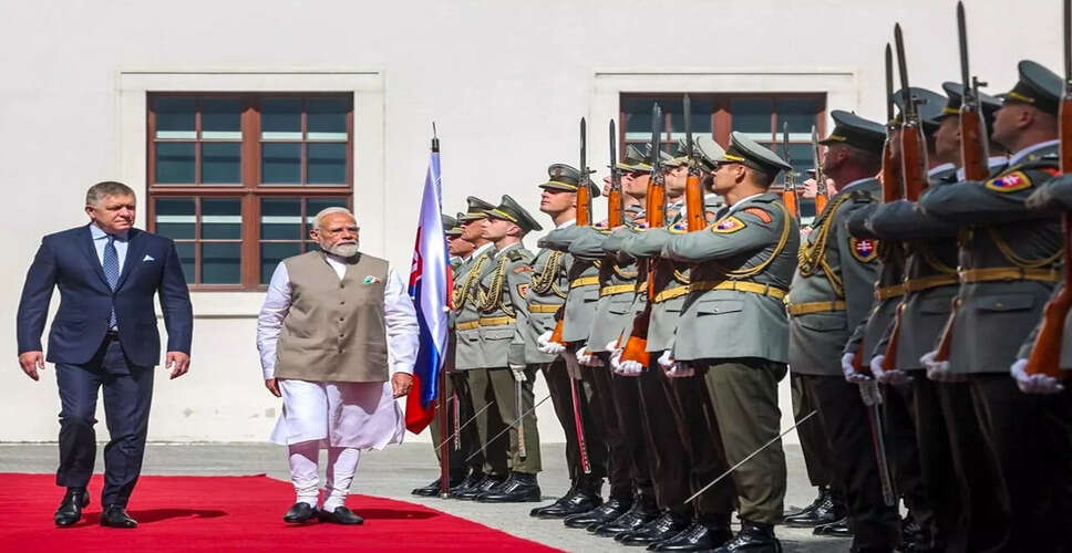 Slovakia Supports India's UNSC Bid During Modi's Visit
