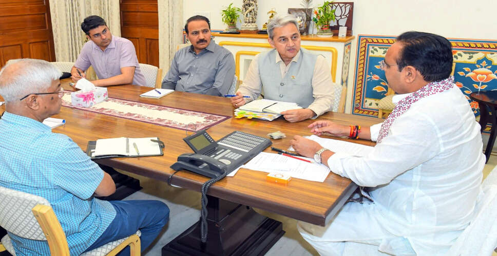 Chief Minister Bhajanlal Sharma Promotes Healthy Living at Jawahar Circle Park