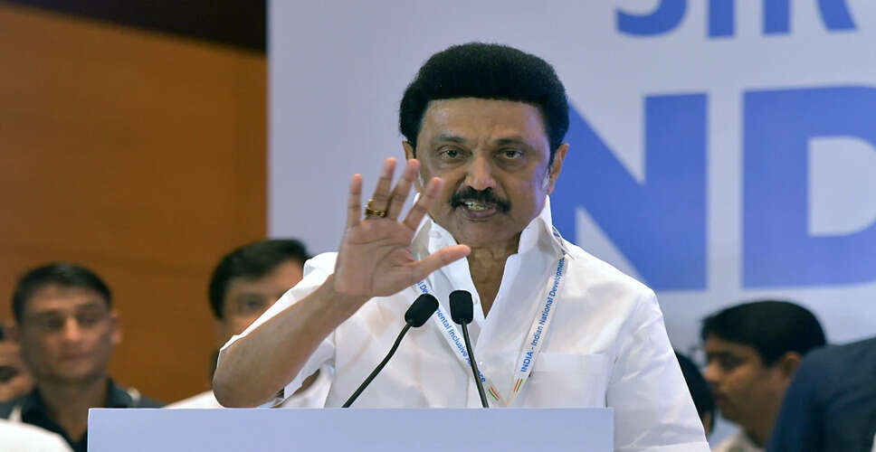 Tamil Nadu CM Accuses Central Government of Imposing Hindi Language