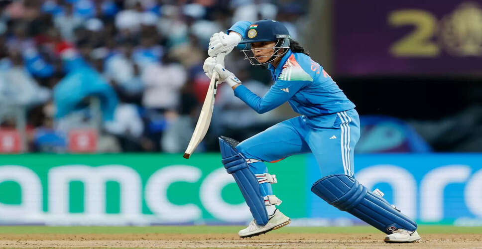 Smriti Mandhana Shines in India's Victory Over Sri Lanka in Fourth T20I