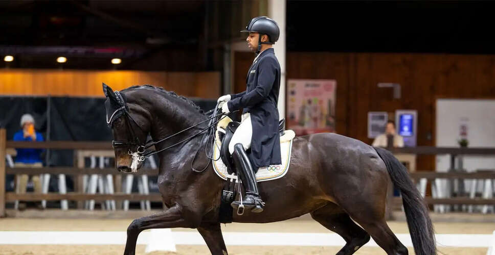 Anush Agarwalla Shines in International Dressage Debut