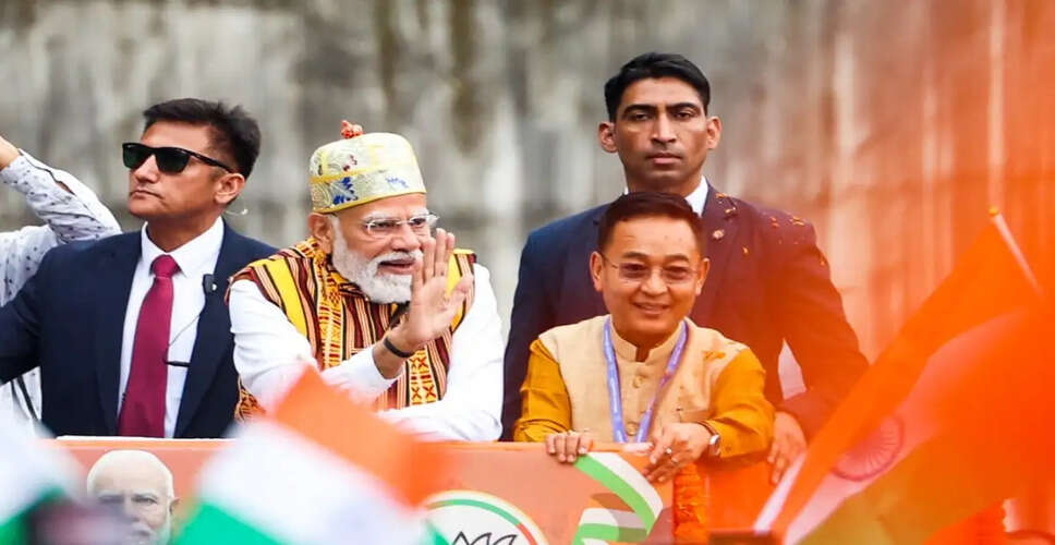 PM Modi Launches Development Projects in Sikkim's 50th Anniversary Celebration