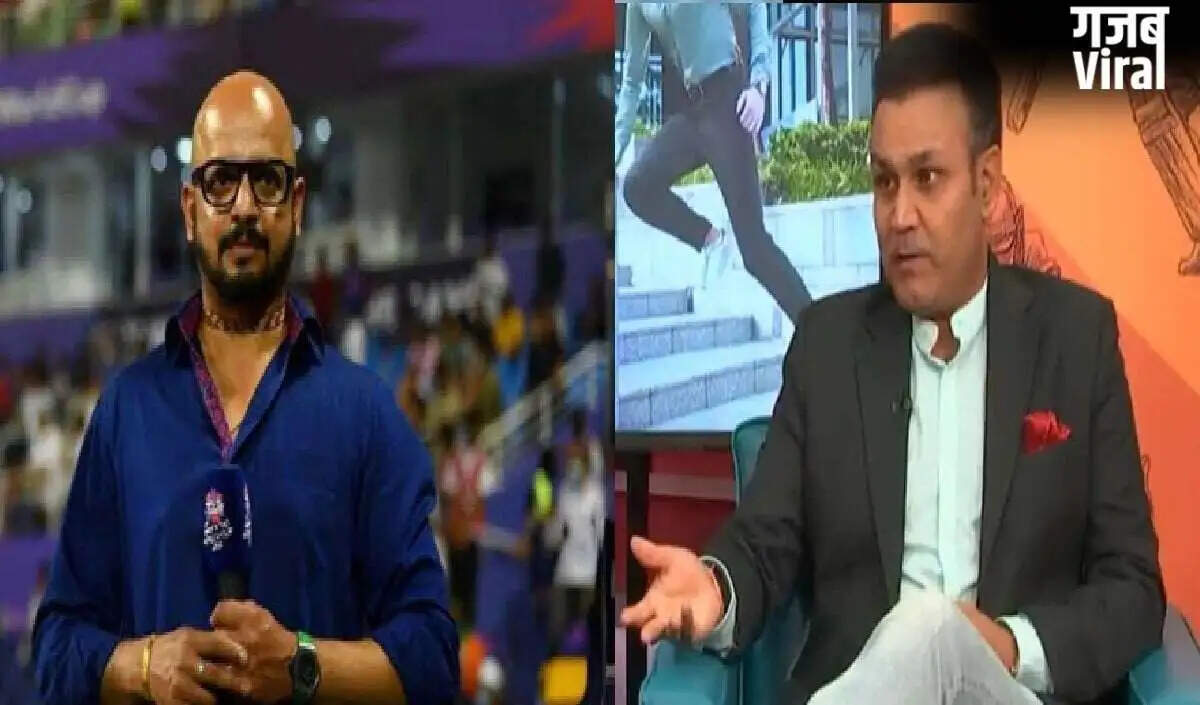 Virender Sehwag and Murali Kartik's Heated Exchange During Cricket Discussion