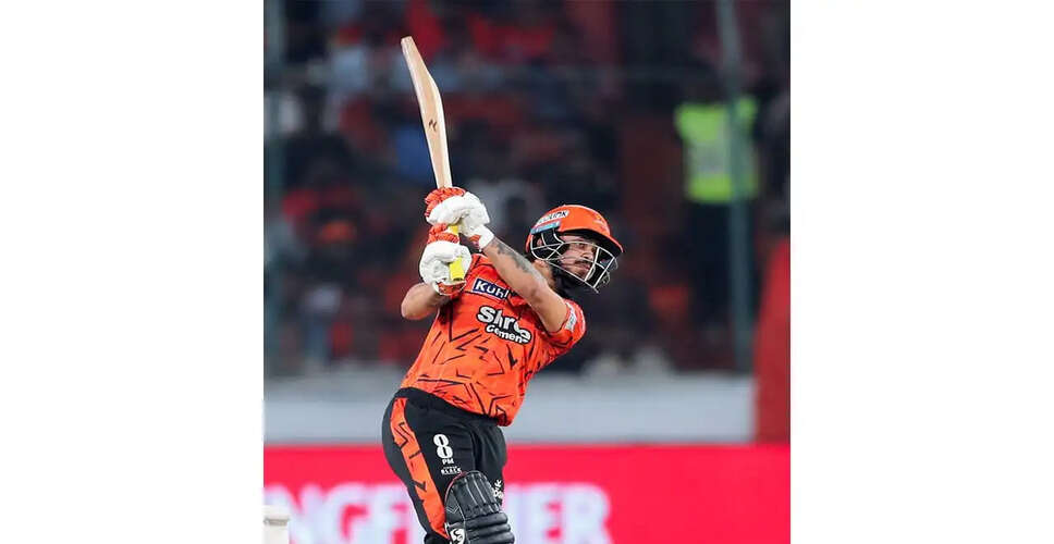 Ishan Kishan's Explosive 91 Leads Sunrisers Hyderabad to 216 Against Rajasthan Royals