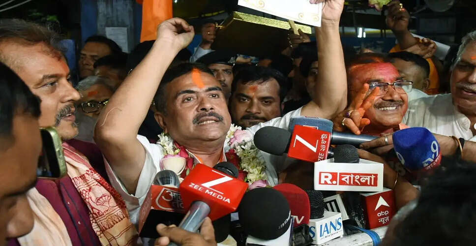 Suvendu Adhikari Claims Victory Reflects Public Sentiment in Recent Elections