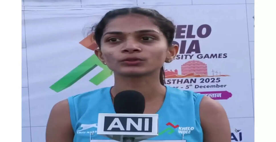 Prachi Devkar Shines with Gold in Women's Steeplechase at Khelo India University Games 2025