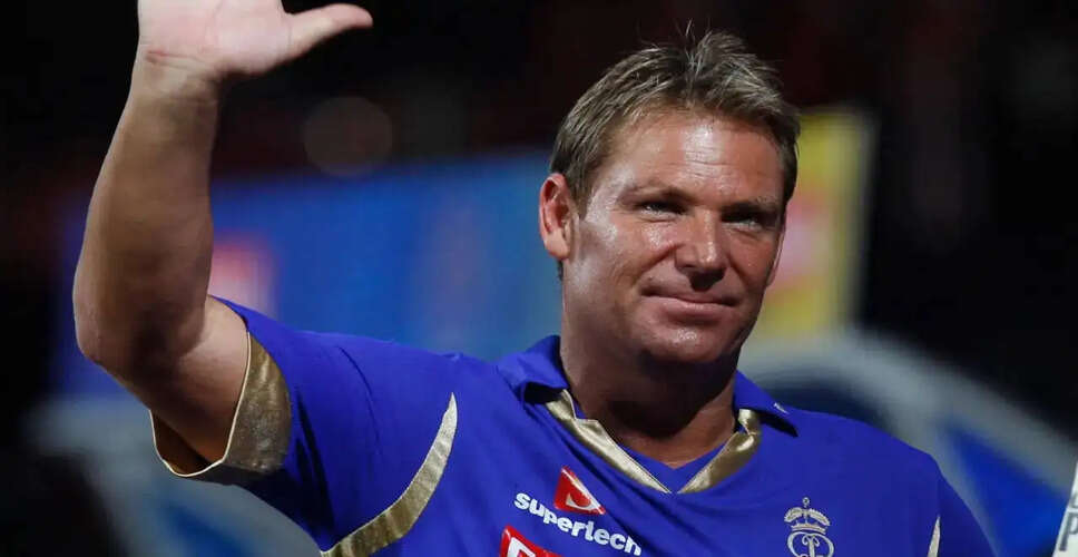 Rajasthan Royals Sold for $1.63 Billion: A Legacy for Shane Warne's Family