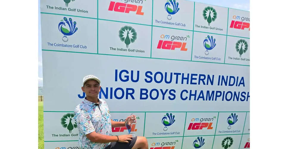 Vihaan Jain Triumphs at IGU Southern India Junior Boys Golf Championship