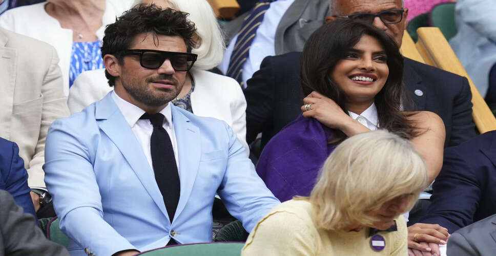 John Cena and Priyanka Chopra Dazzle at Wimbledon 2025 During Film Promotion