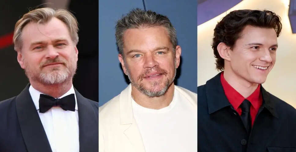 Hollywood's Elite: Christopher Nolan, Matt Damon, and Tom Holland Set to Premiere 'The Odyssey' in Mumbai!