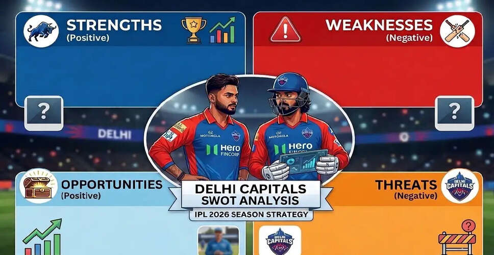 Delhi Capitals Eye Title Glory in IPL 2026: A SWOT Analysis