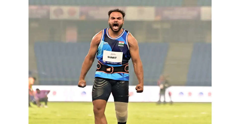 Sumit Antil Shines at Indian Open Para Athletics Championship 2026