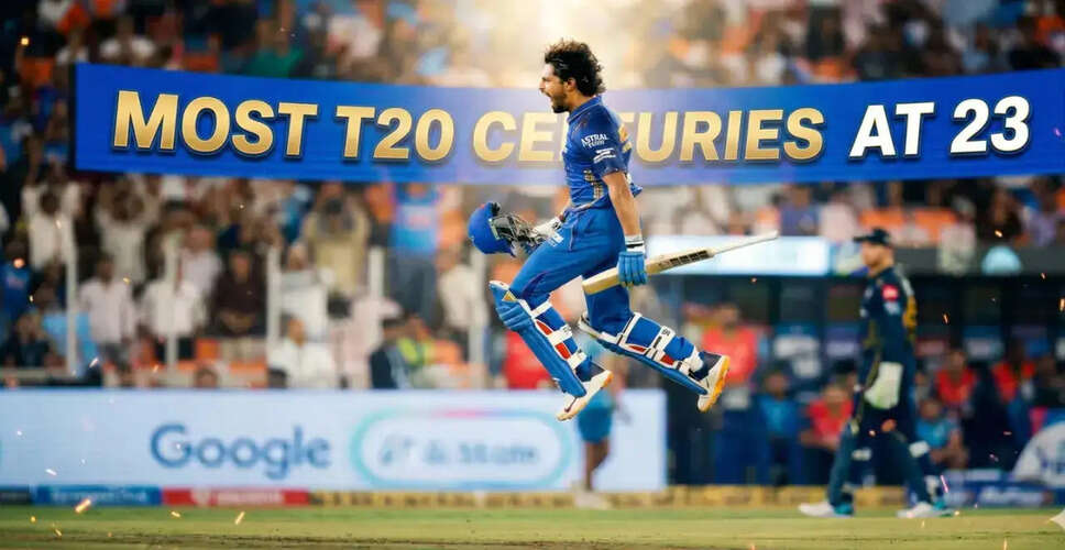 Tilak Varma Achieves Milestone Century for Mumbai Indians in IPL