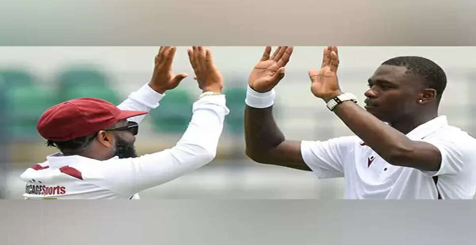 Jayden Seales Shines with Five-Wicket Haul Against Australia in First Test