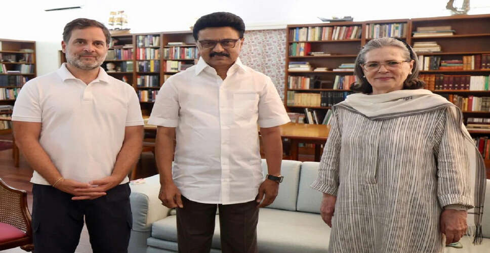 Tamil Nadu Chief Minister MK Stalin Attends NITI Aayog Meeting in New Delhi