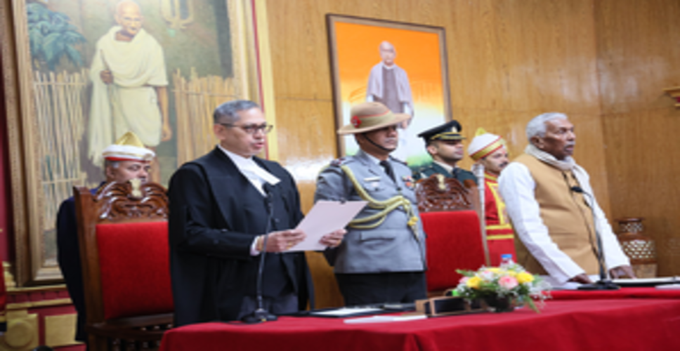Justice S. Vaidyanathan sworn-in as chief justice of Meghalaya High Court