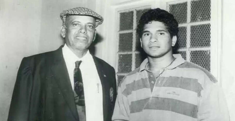 Sachin Tendulkar Remembers Coach Ramakant Achrekar on His Birth Anniversary