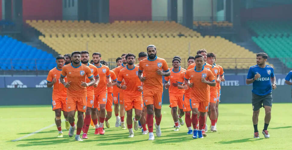 Indian Football Team Set for Final AFC Asian Cup Qualifier Against Hong Kong