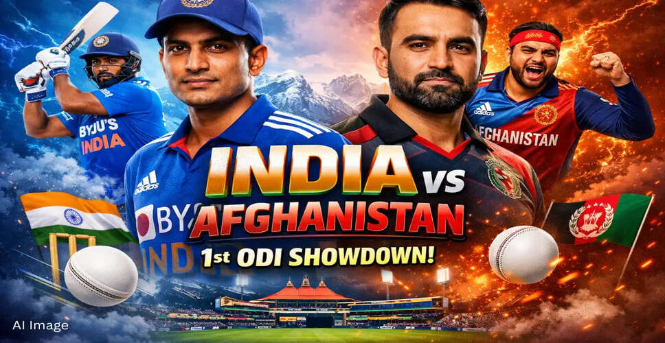 India vs Afghanistan ODI Series Begins in Dharamshala