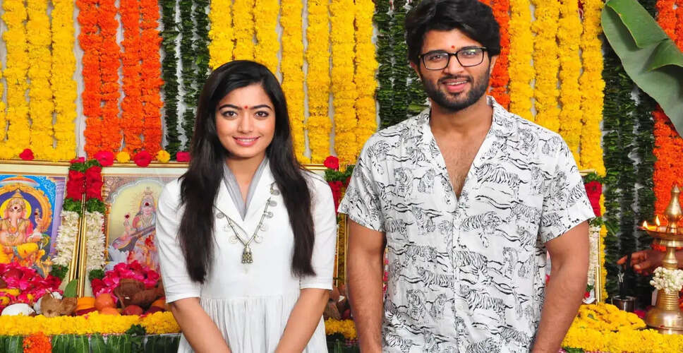 Rashmika Mandanna and Vijay Deverakonda's Lavish Wedding Festivities Begin in Udaipur