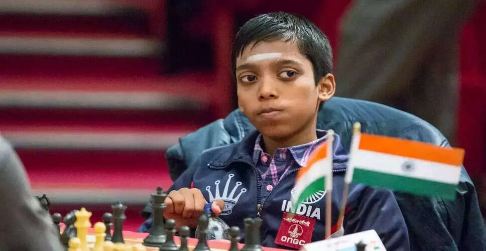 Indian Grandmaster R Praggnanandhaa Defeats Magnus Carlsen at Norway Chess
