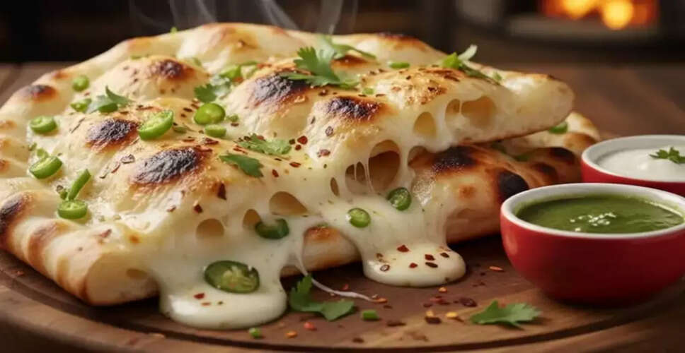 Homemade Chili Cheese Naan Recipe: Soft and Delicious