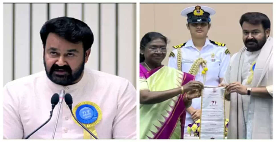 Mohanlal Celebrates Dadasaheb Phalke Award with Heartfelt Dedication to Malayalam Cinema