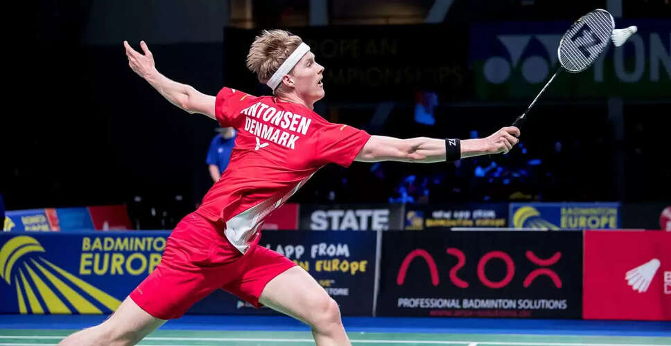 Anders Antonsen Withdraws from India Open 2026 Due to Pollution Concerns
