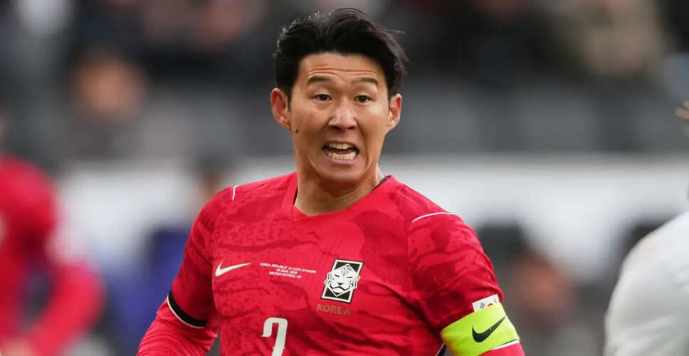 Son Heungmin Eyes Last World Cup with South Korea