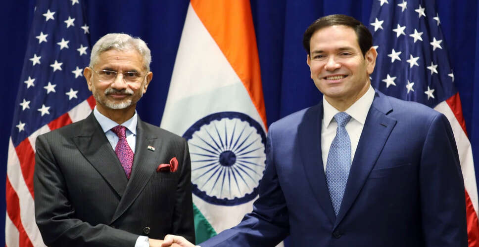 India's External Affairs Minister Discusses Middle East Tensions with US Counterpart