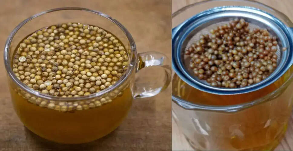 Health Benefits of Drinking Coriander Water on an Empty Stomach