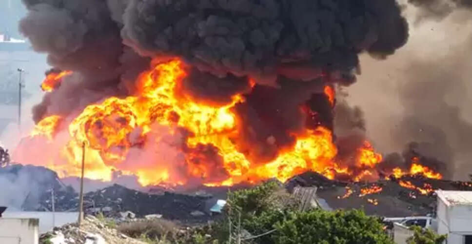 Gujarat: Soap factory gutted in fire, no casualties reported