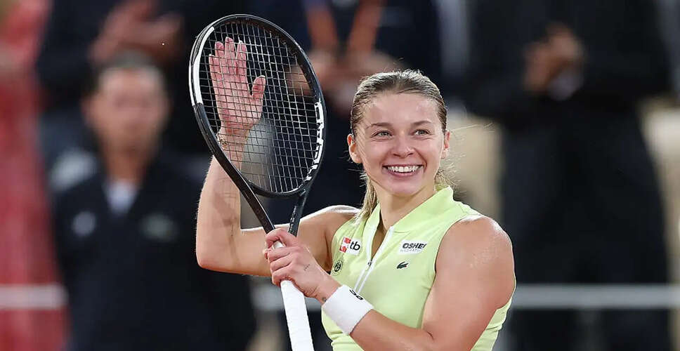Maja Chwalinska Makes History as First Qualifier in French Open Final