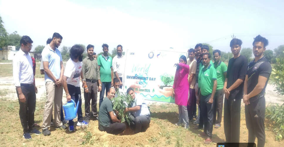 UEM Jaipur Hosts Tree Plantation Drive for Environmental Awareness