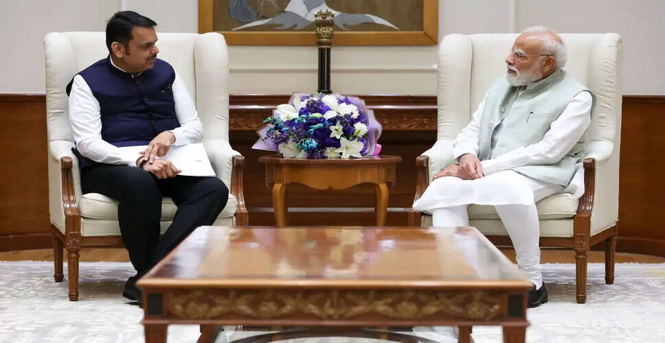 Maharashtra CM Devendra Fadnavis Discusses State Development with PM Modi