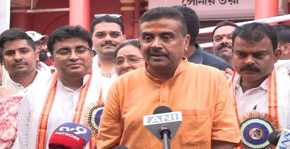 Suvendu Adhikari Sworn in as West Bengal's First BJP Chief Minister
