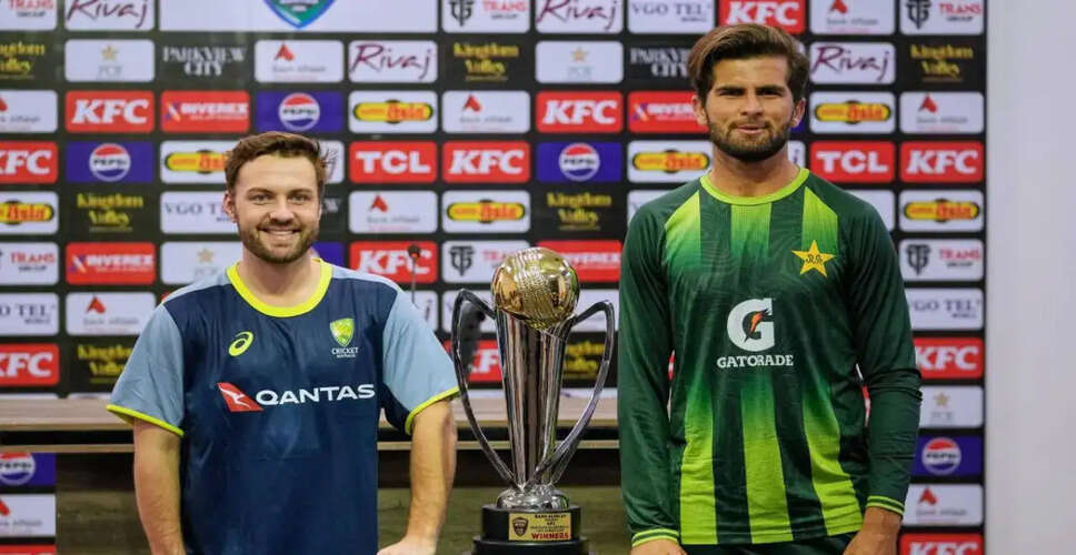 Australia Faces Pakistan in Historic ODI Series Opener