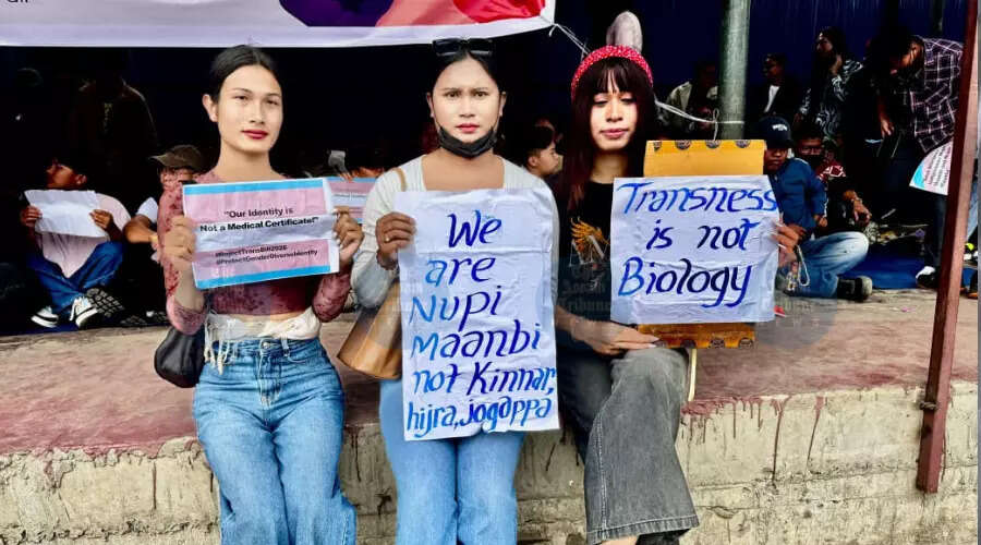 Protests Erupt in Imphal Against Transgender Rights Amendment Bill