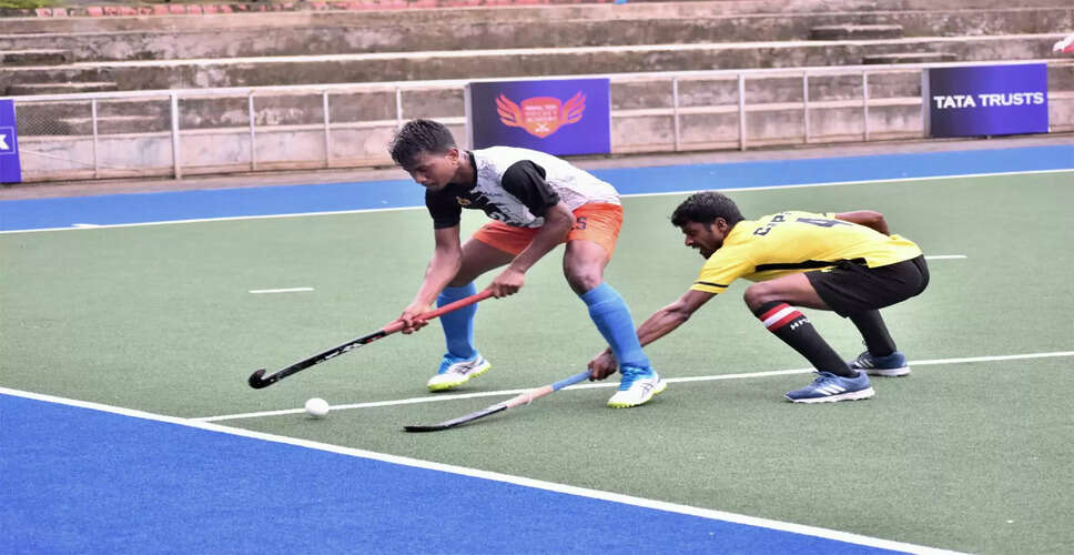 Exciting Matches Highlight Day Six of Hockey India Senior Men Inter-Department Championship
