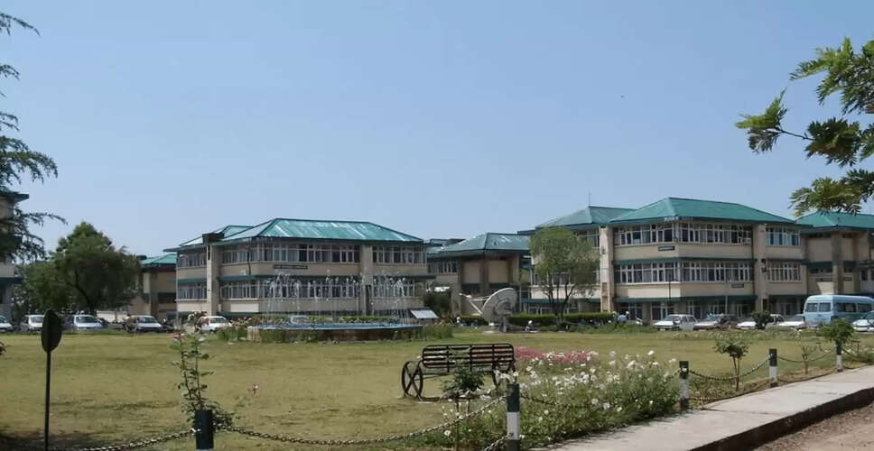 Student-Driven Environmental Initiative 'Harit Vasudha' Unveiled at HP Agricultural University