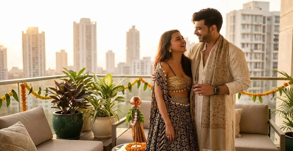 Inside Tejasswi Prakash's Glamorous New Home: A Festive Celebration with Karan Kundrra