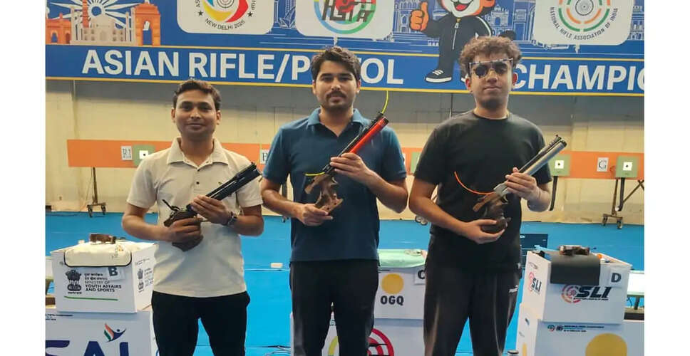 Saurabh Chaudhary and Sakshi Padekar Shine at Kumar Surendra Singh Memorial Shooting Championship